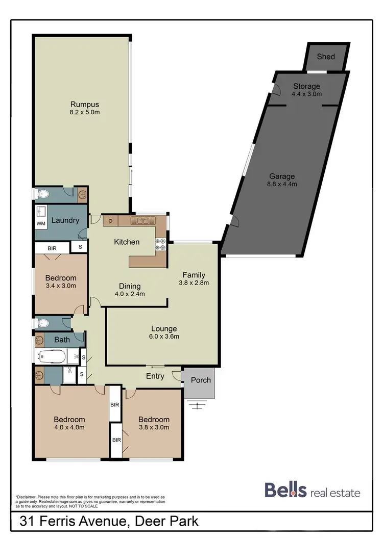 Floorplan of Homely house listing, 31 Ferris Avenue, Deer Park VIC 3023