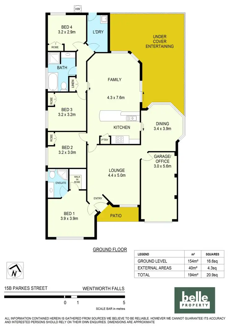Floorplan of Homely house listing, 15B Parkes Street, Wentworth Falls NSW 2782