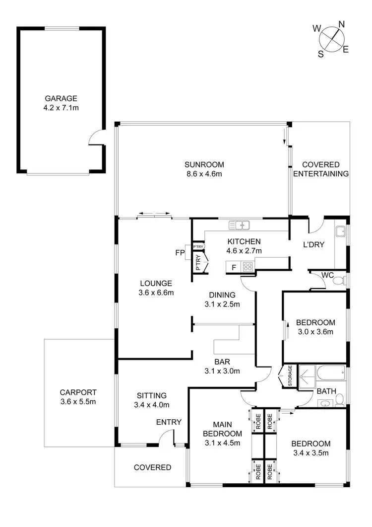 Floorplan of Homely house listing, 39 Meehan Street, Yass NSW 2582