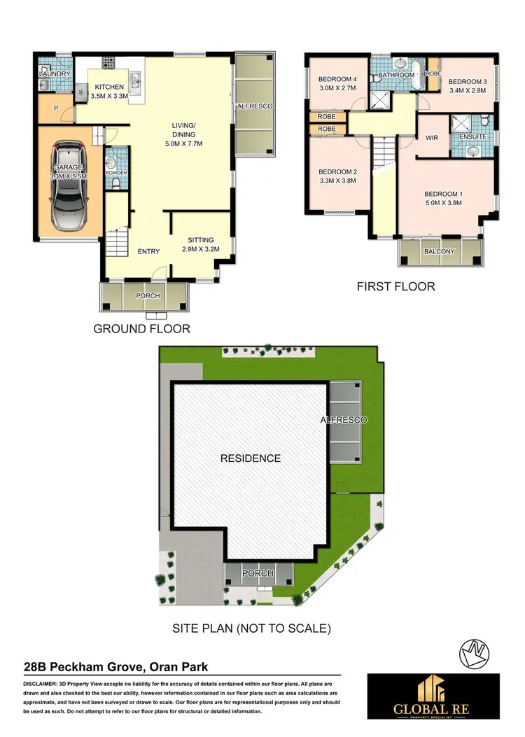 Floorplan of Homely house listing, 28B Peckham Grove, Oran Park NSW 2570