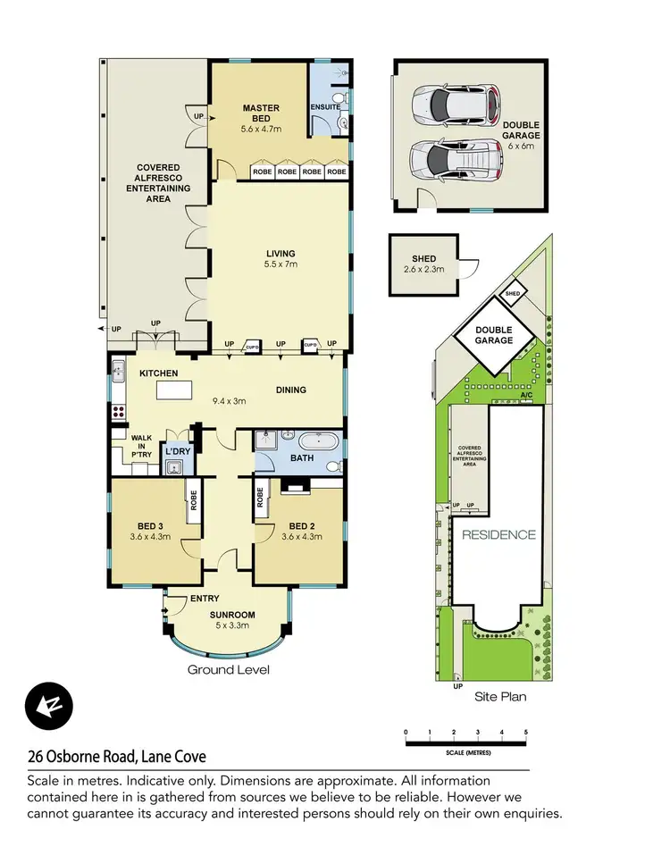 Floorplan of Homely house listing, 26 Osborne Road, Lane Cove NSW 2066