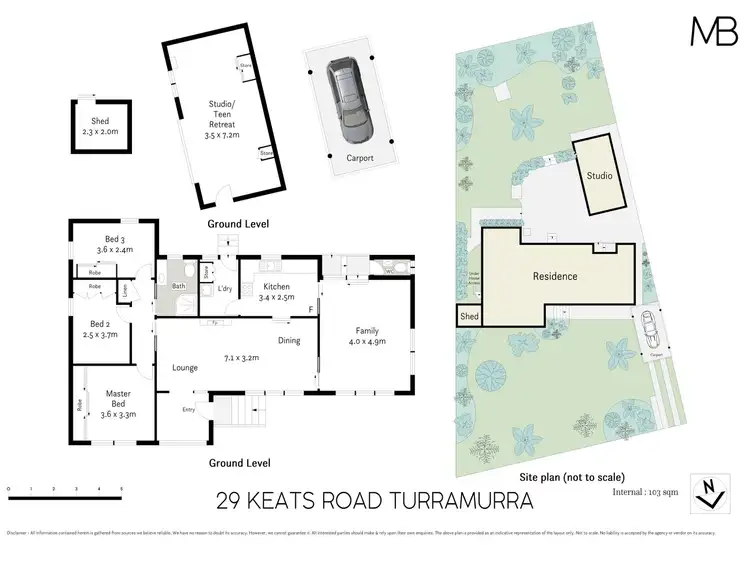 Floorplan of Homely house listing, 29 Keats Road, North Turramurra NSW 2074