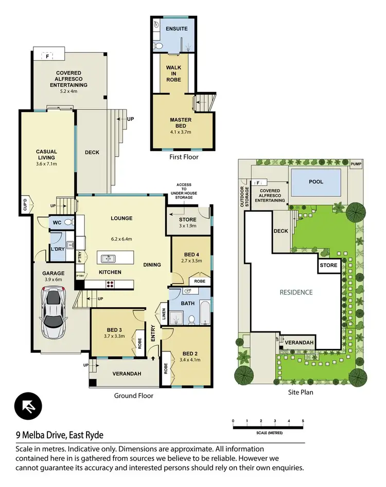 Floorplan of Homely house listing, 9 Melba Drive, East Ryde NSW 2113