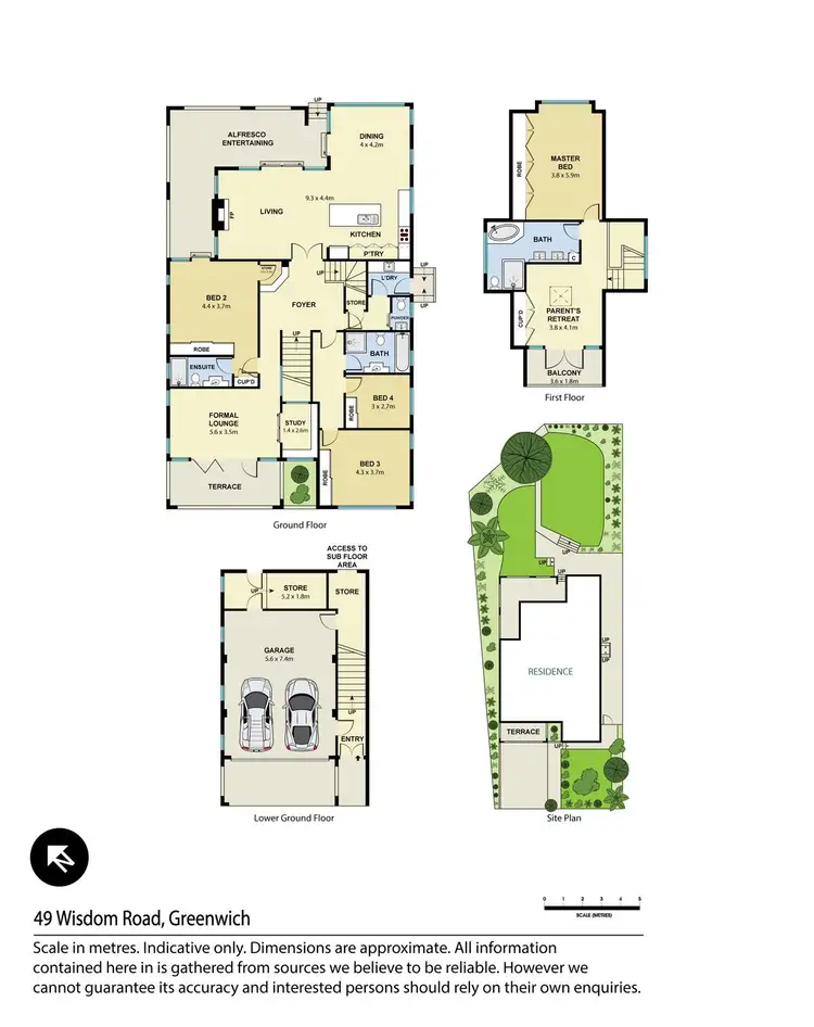Floorplan of Homely house listing, 49 Wisdom Road, Greenwich NSW 2065