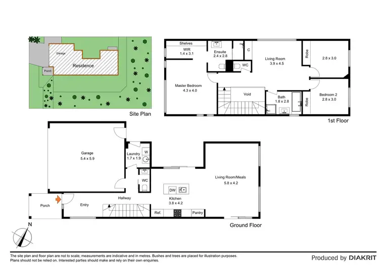 Floorplan of Homely house listing, 10 Wedmore Crescent, Sunbury VIC 3429