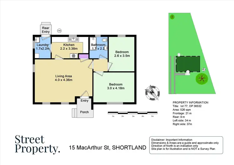 Floorplan of Homely house listing, 15 MacArthur Street, Shortland NSW 2307