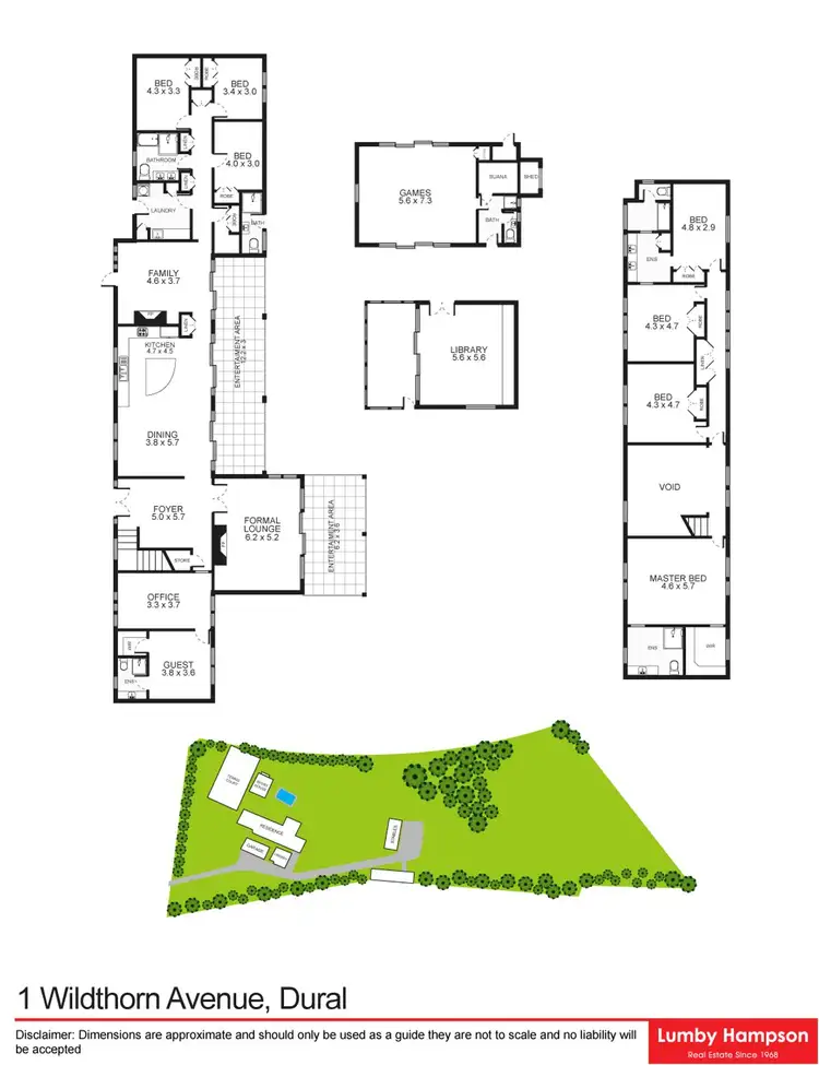 Floorplan of Homely house listing, 1 Wildthorn Avenue, Dural NSW 2158