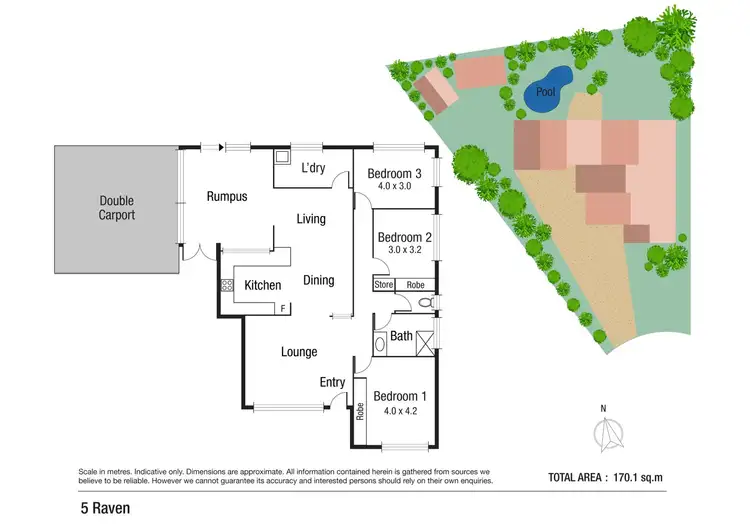 Floorplan of Homely house listing, 5 Raven Court, Kelso QLD 4815