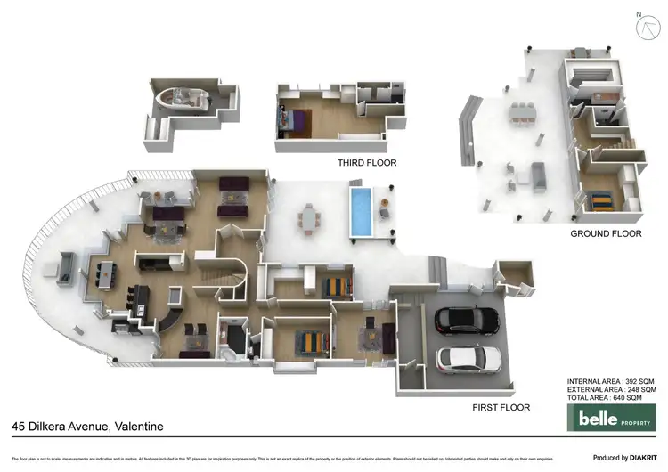 Floorplan of Homely house listing, 45 Dilkera Avenue, Valentine NSW 2280