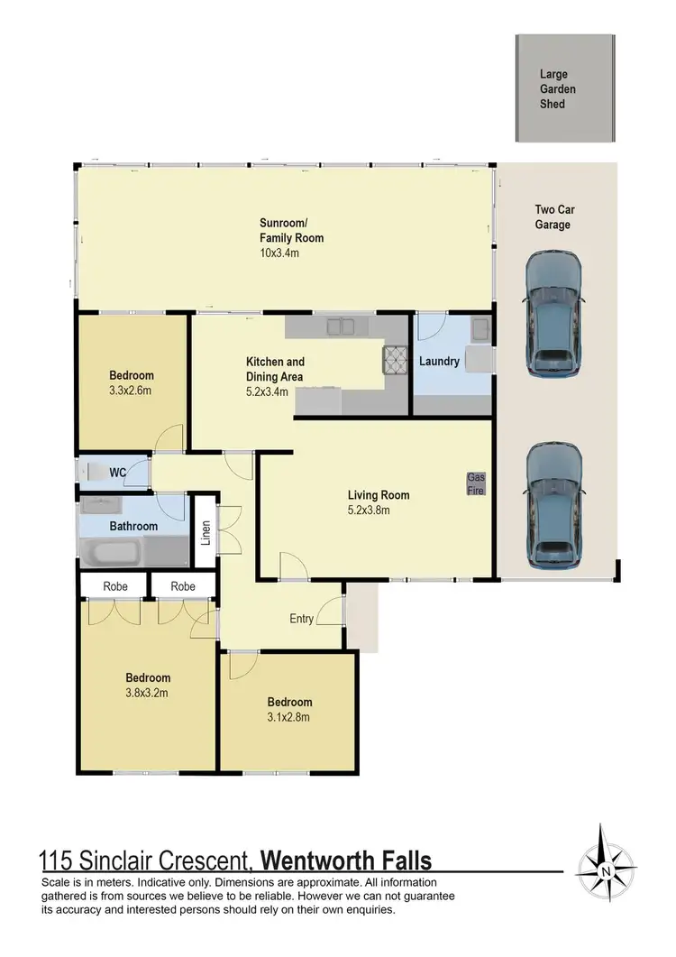 Floorplan of Homely house listing, 115 Sinclair Crescent, Wentworth Falls NSW 2782