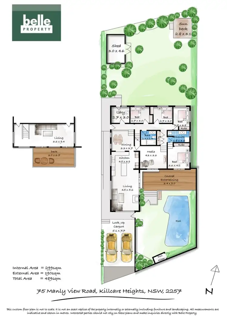 Floorplan of Homely house listing, 75 Manly View Road, Killcare Heights NSW 2257