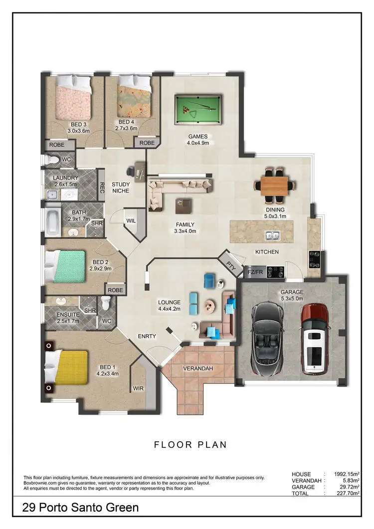 Floorplan of Homely house listing, 29 Porto Santo Green, Secret Harbour WA 6173