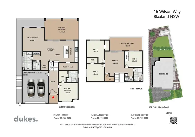 Floorplan of Homely house listing, 16 Wilson Way, Blaxland NSW 2774