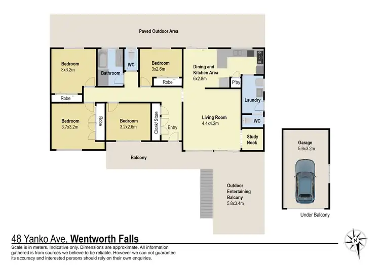 Floorplan of Homely house listing, 48 Yanko Avenue, Wentworth Falls NSW 2782
