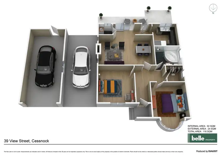 Floorplan of Homely house listing, 39 View Street, Cessnock NSW 2325