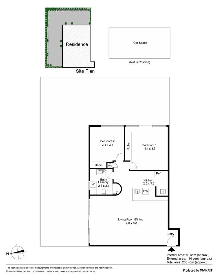 Floorplan of Homely apartment listing, 3/228 The Avenue, Parkville VIC 3052