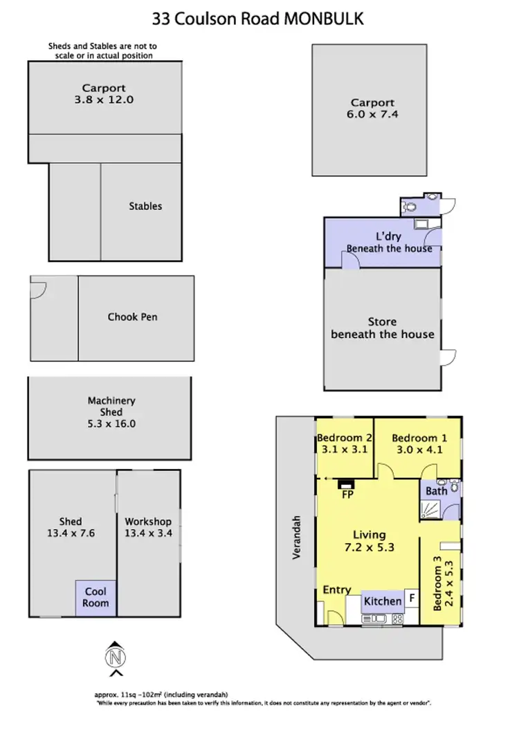 Floorplan of Homely house listing, 33 Coulson Road, Monbulk VIC 3793