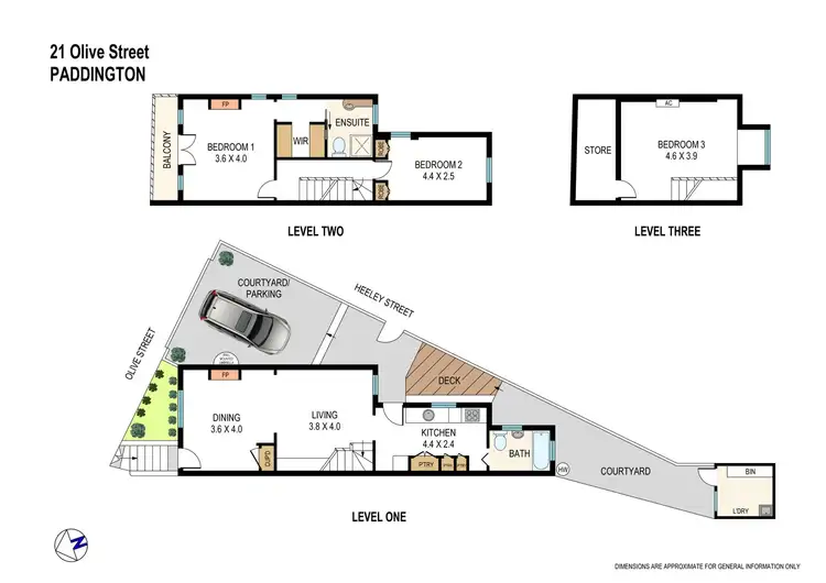 Floorplan of Homely house listing, 21 Olive Street, Paddington NSW 2021
