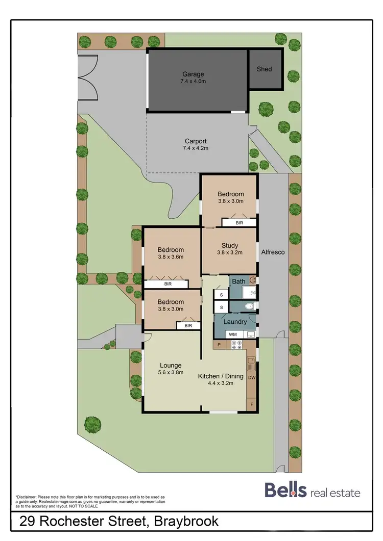 Floorplan of Homely house listing, 29 Rochester Street, Braybrook VIC 3019