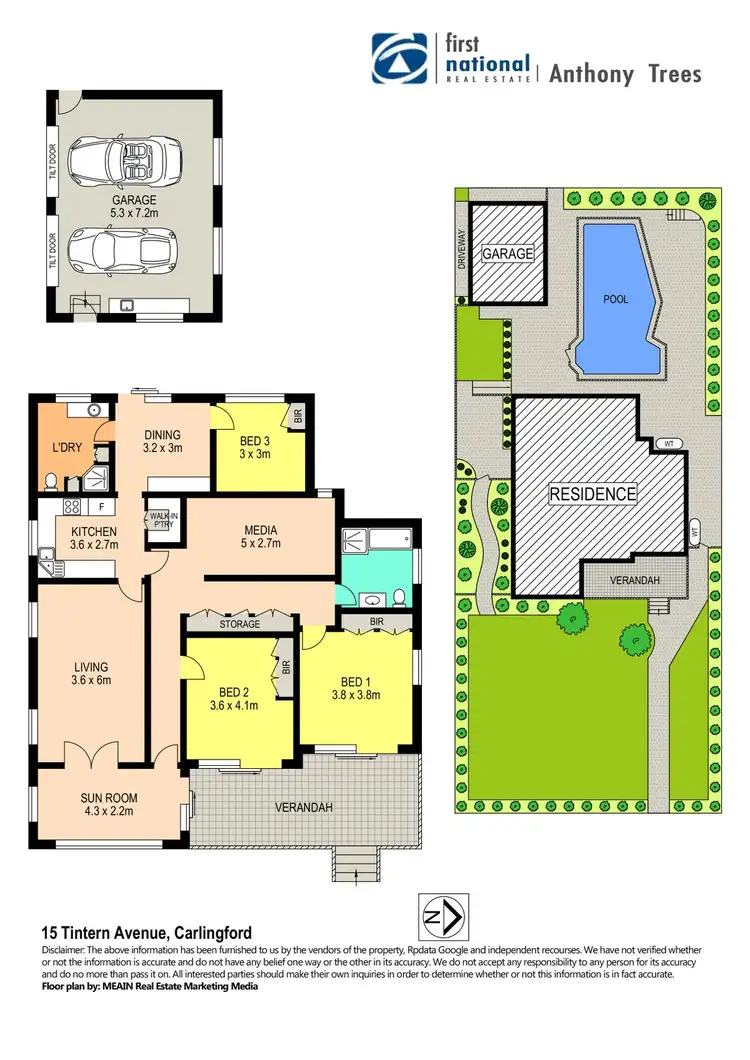 Floorplan of Homely house listing, 15 Tintern Avenue, Carlingford NSW 2118