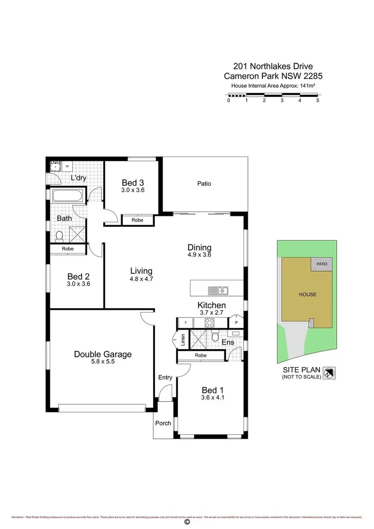 Floorplan of Homely house listing, 201 Northlakes Drive, Cameron Park NSW 2285