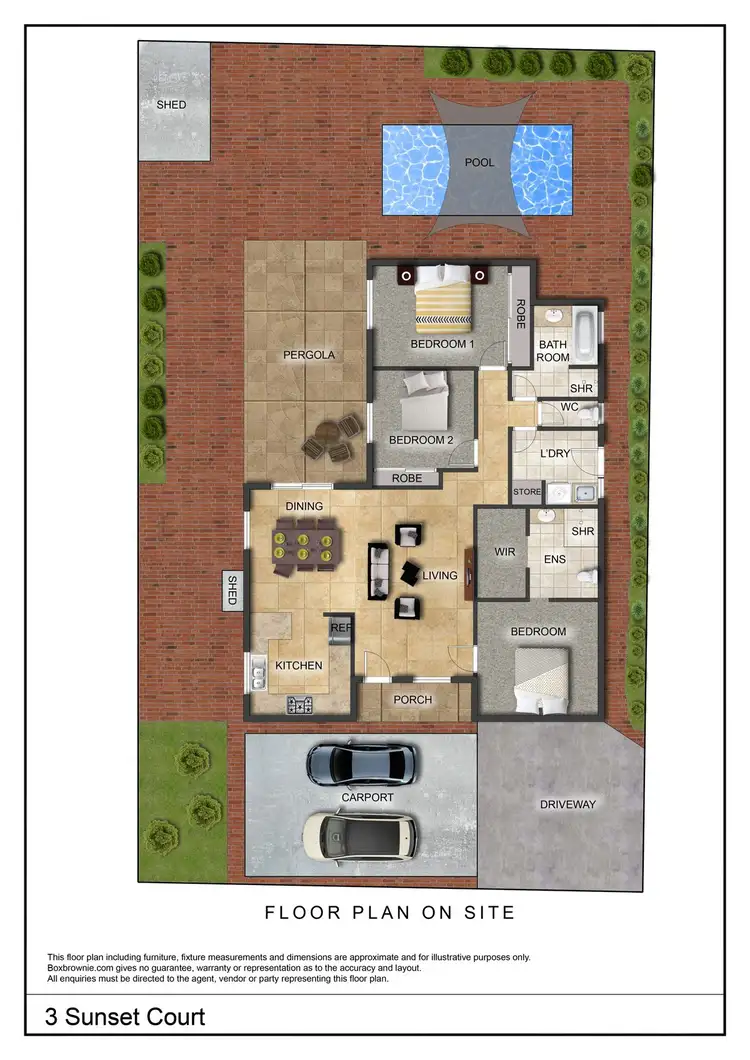 Floorplan of Homely house listing, 3 Sunset Court, The Gap NT 870