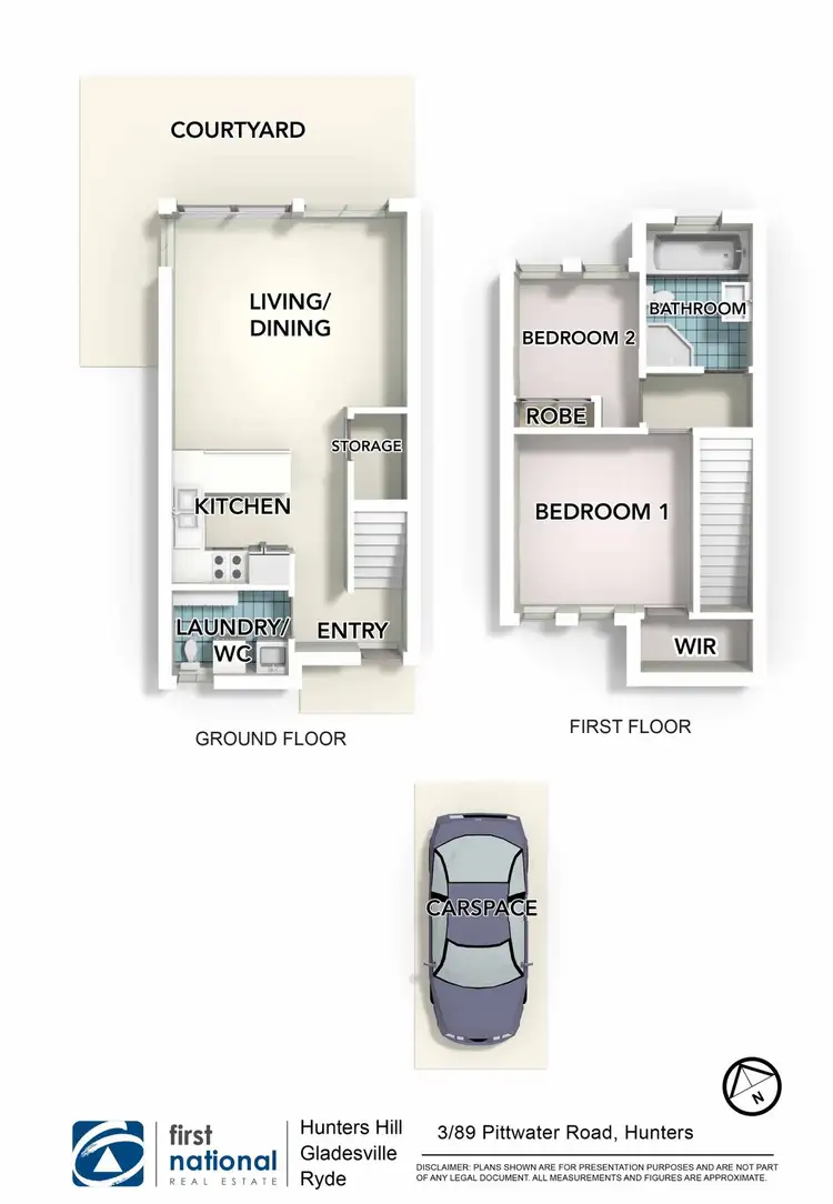 Floorplan of Homely apartment listing, 3/89 Pittwater Road, Hunters Hill NSW 2110