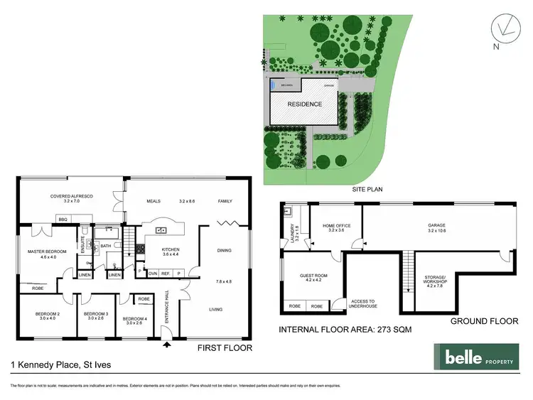 Floorplan of Homely house listing, 1 Kennedy Place, St Ives NSW 2075