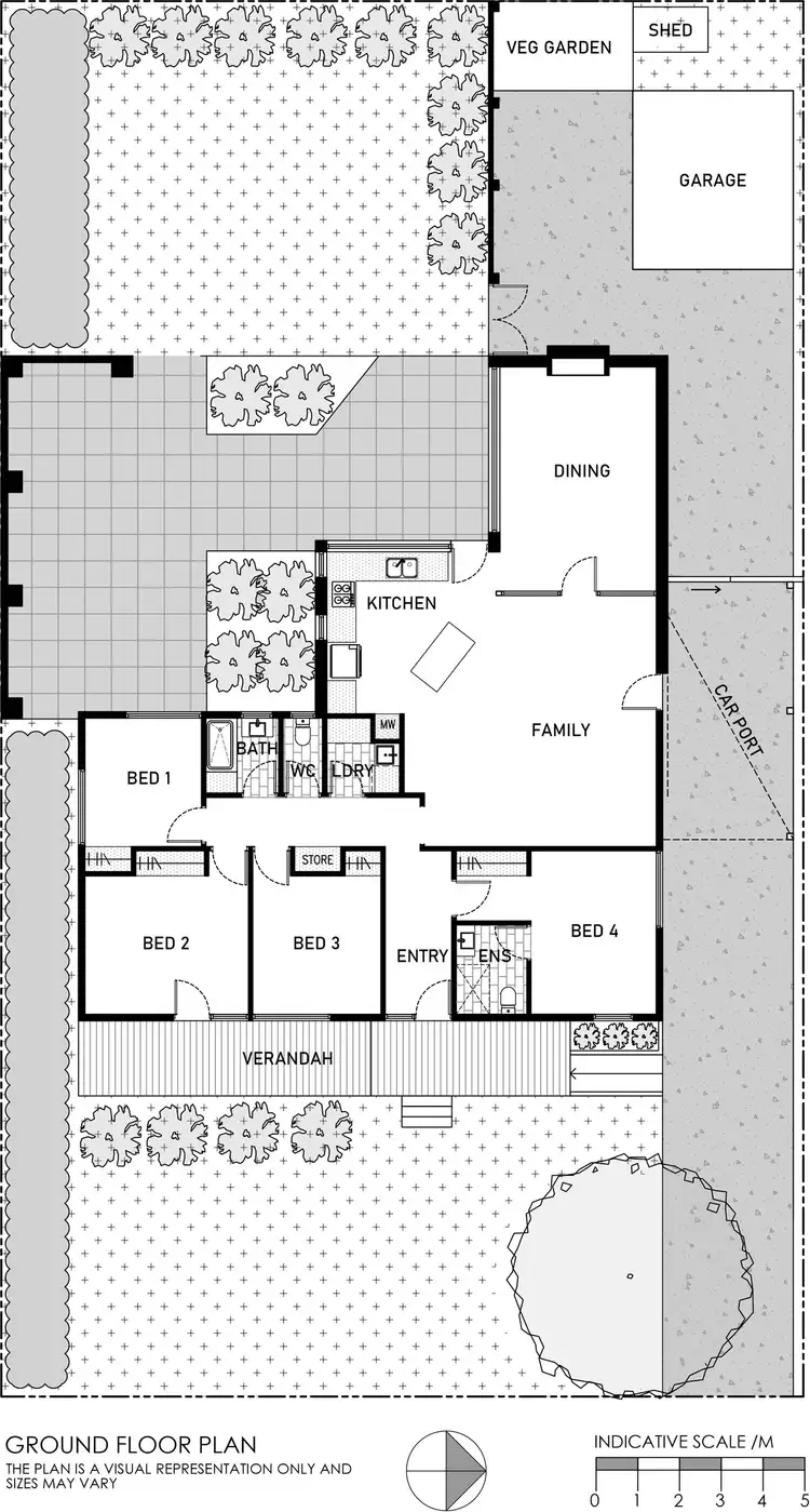 Floorplan of Homely house listing, 15 Glossop Crescent, Campbell ACT 2612