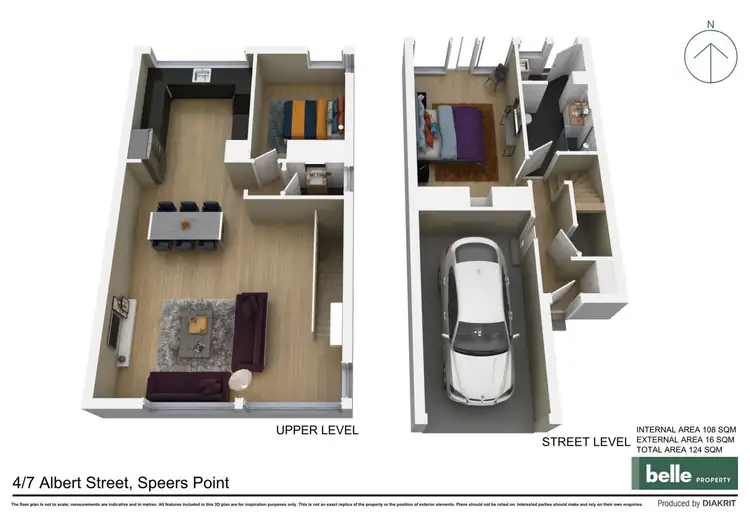 Floorplan of Homely unit listing, 4/7 Albert Street, Speers Point NSW 2284