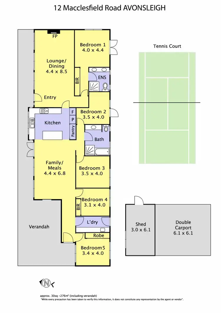 Floorplan of Homely house listing, 12 Macclesfield Road, Avonsleigh VIC 3782