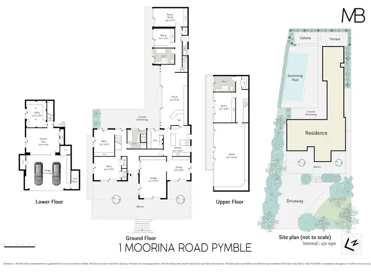 Floorplan of Homely house listing, 1 Moorina Road, Pymble NSW 2073