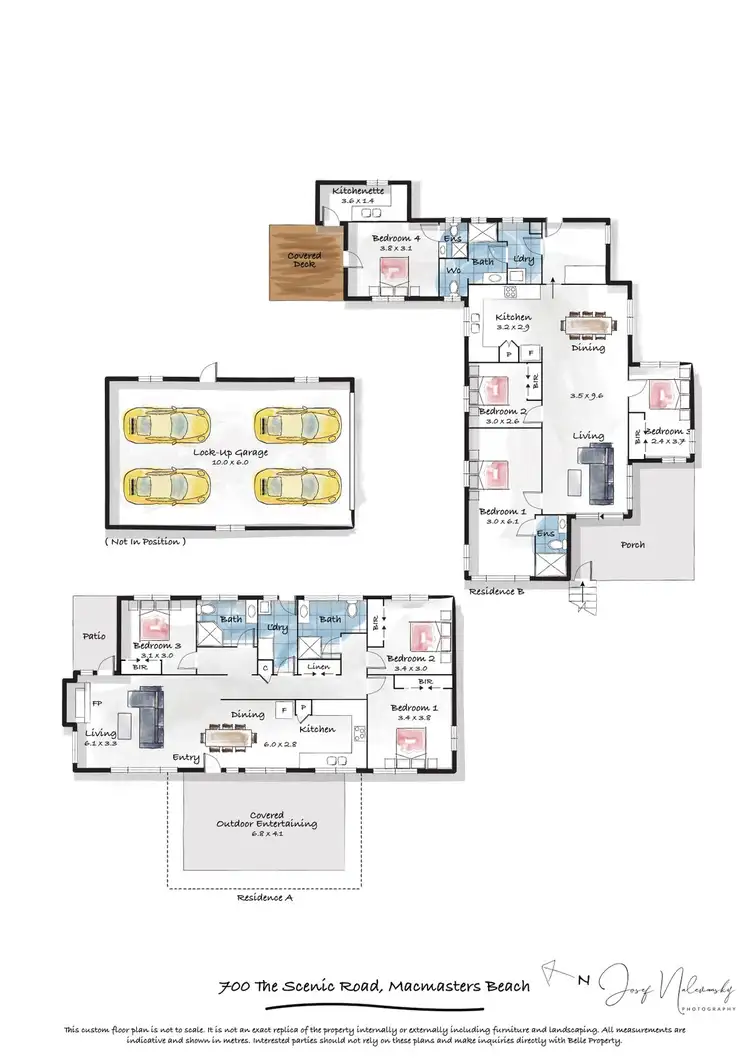 Floorplan of Homely rural property listing, 700 The Scenic Road, Macmasters Beach NSW 2251