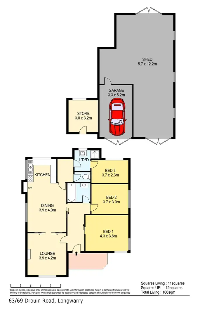 Floorplan of Homely house listing, 63-69 Drouin Road, Longwarry VIC 3816