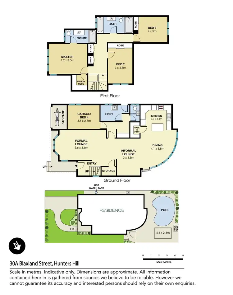 Floorplan of Homely house listing, 30A Blaxland Street, Hunters Hill NSW 2110