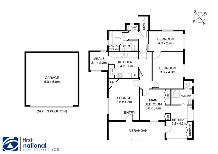 Floorplan of Homely house listing, 41 Shaw Street, Yass NSW 2582