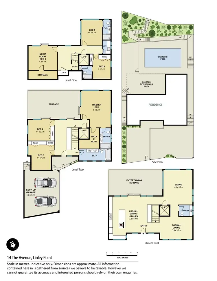Floorplan of Homely house listing, 14 The Avenue, Linley Point NSW 2066