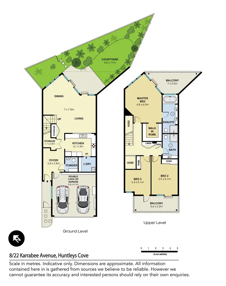 Floorplan of Homely townhouse listing, 8/22 Karrabee Avenue, Huntleys Cove NSW 2111