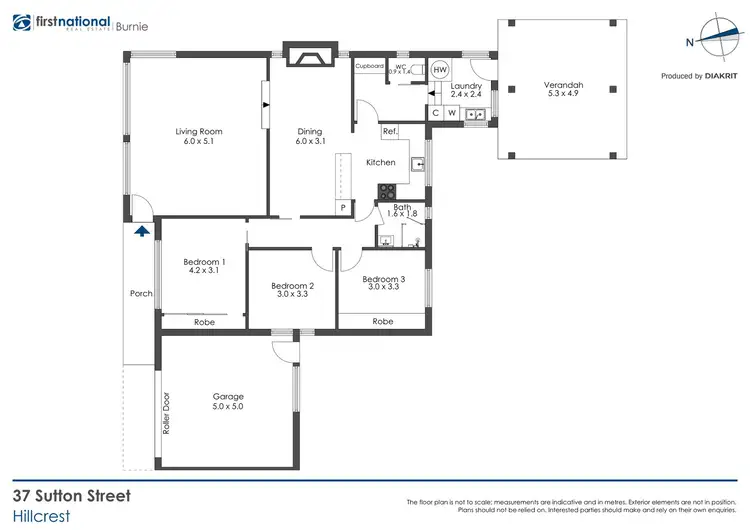 Floorplan of Homely house listing, 37 Sutton Street, Hillcrest TAS 7320