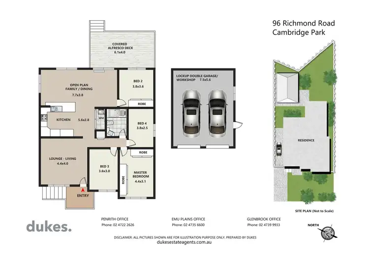 Floorplan of Homely house listing, 96 Richmond Road, Cambridge Park NSW 2747