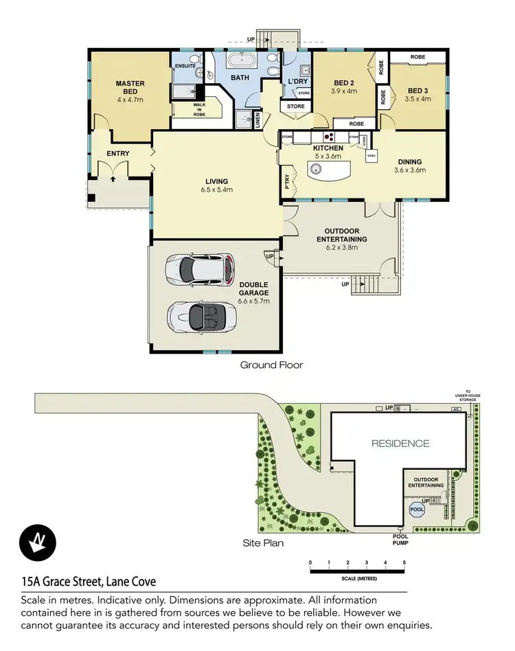 Floorplan of Homely house listing, 15A Grace Street, Lane Cove NSW 2066