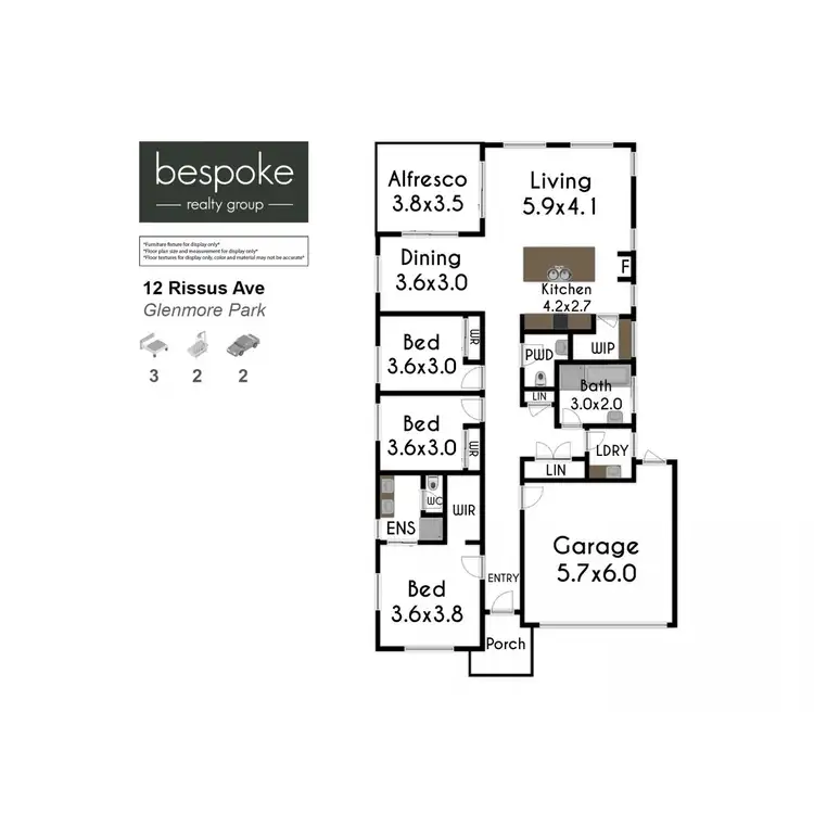 Floorplan of Homely house listing, 12 Risus Avenue, Glenmore Park NSW 2745