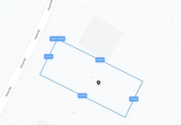 Floorplan of Homely land listing, 14 Hazel Road, Moruya Heads NSW 2537