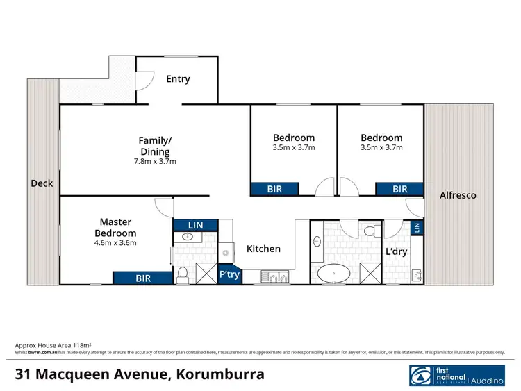 Floorplan of Homely house listing, 31 Macqueen Avenue, Korumburra VIC 3950
