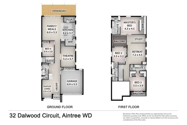 Floorplan of Homely house listing, 32 Dalwood Circuit, Aintree VIC 3336
