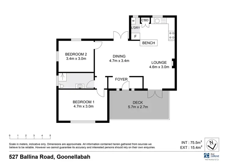 Floorplan of Homely house listing, 527 Ballina Road, Goonellabah NSW 2480