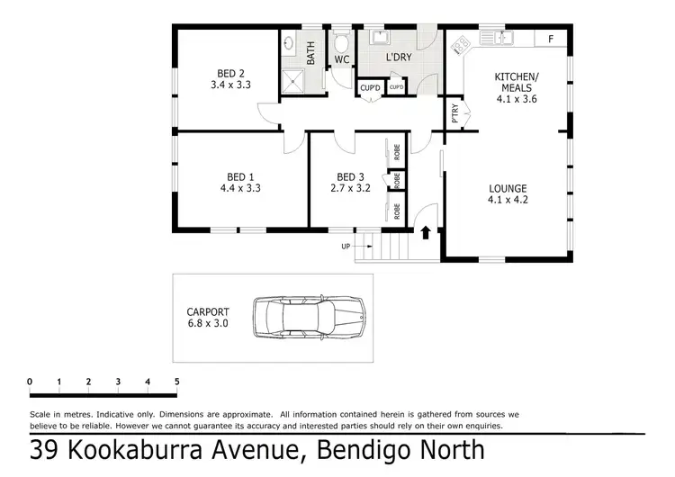 Floorplan of Homely house listing, 39 Kookaburra Avenue, North Bendigo VIC 3550