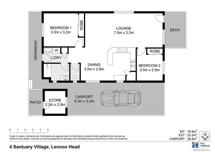 Floorplan of Homely house listing, 4/502 Ross Lane, Lennox Head NSW 2478