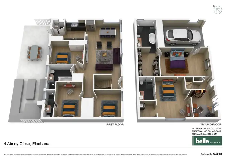 Floorplan of Homely house listing, 4 Abney Close, Eleebana NSW 2282
