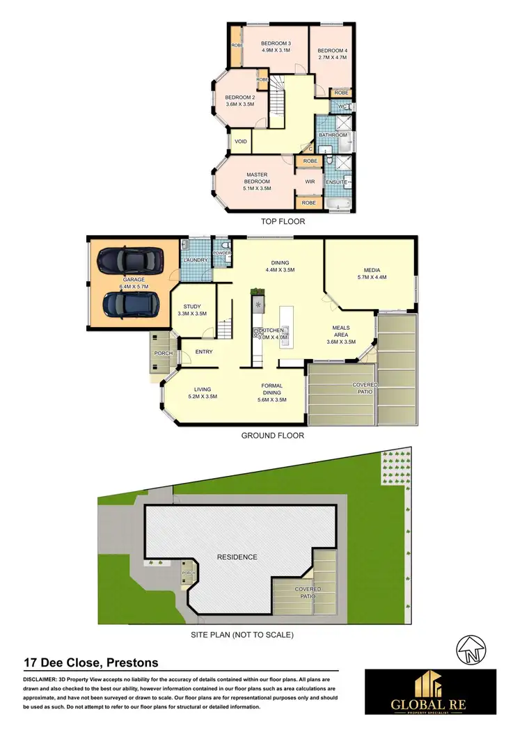 Floorplan of Homely house listing, 17 Dee Close, Prestons NSW 2170
